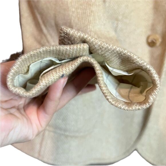 Express beige wool & cashmere blend blazer - Picture 12 of 15